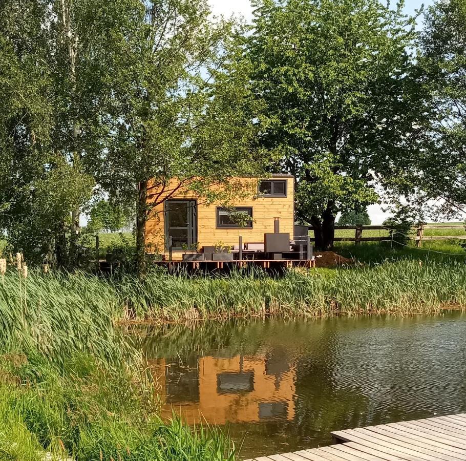 Tinyhousebeidresden 1 - Direkt Am Naturteich - Naehe Saechsische Schweiz, Dresden Grossharthau Luaran gambar